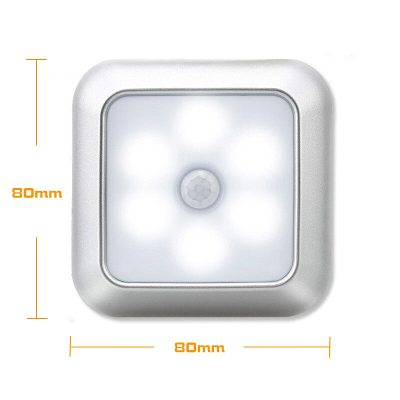 Criativo led sensor de movimento luzes da noite pir indução casa inteligente armário luz lâmpada para escadas cozinha quarto
