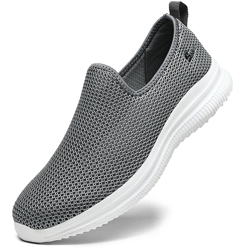 2021ใหม่รองเท้าผู้ชาย Loafers เดิน Breathable ฤดูร้อนรองเท้าสบายๆสบายๆผู้ชายรองเท้าผ้าใบ Zapatillas Hombre Plus คู่