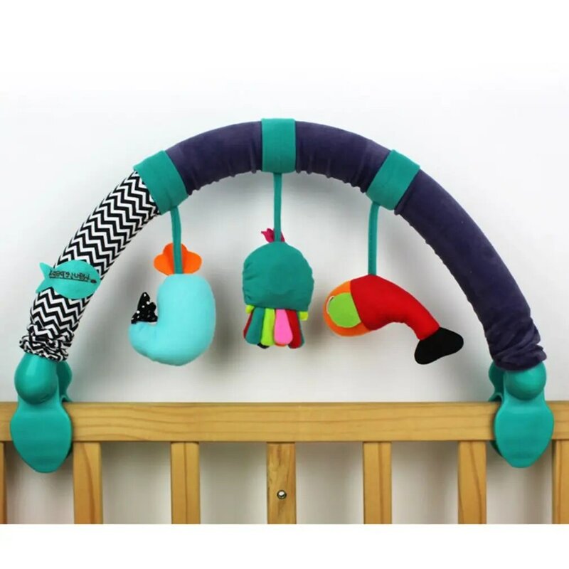 Baby Stroller/Bed/Crib Hanging Toys For Tots Cots Rattles Seat Cute Plush Stroller Mobile Gifts Sea Animal Rattles