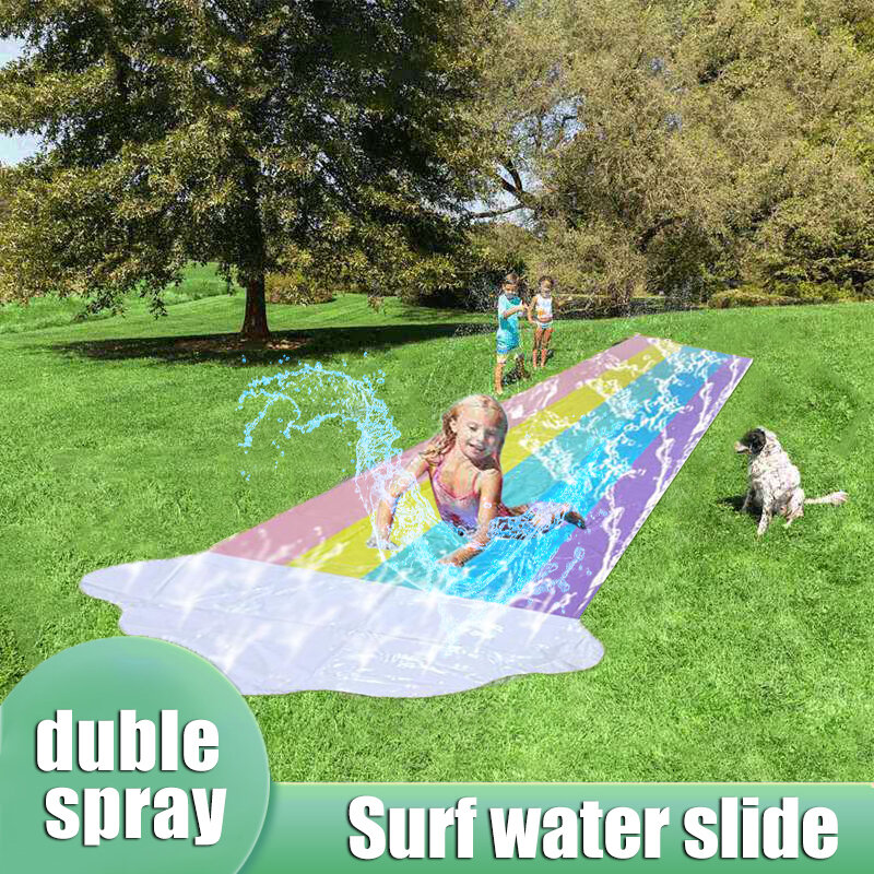 Waterslide Surfboard Games Center Backyard Children Adult Toys Inflatable Slide Pools Summer Gifts Backyard Outdoor Water Toys