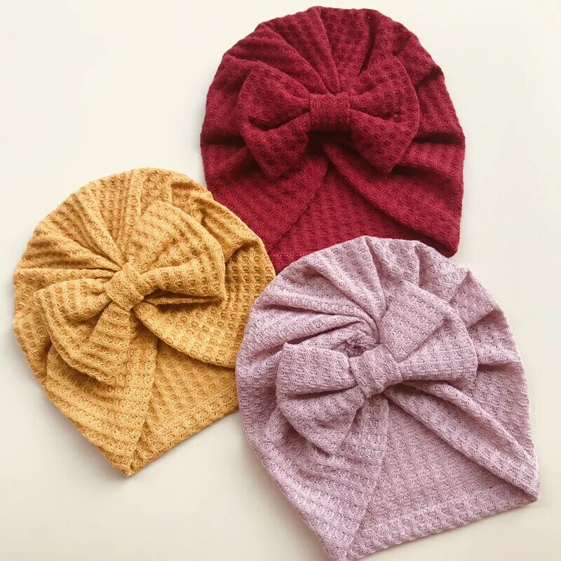 Topi Kupluk Kupluk Model Musim Semi Musim Gugur Alat Peraga Fotografi Anak Perempuan Baru Lahir Topi Bola Donat Anak-anak Topi Kupluk Bayi Padat Bergaris