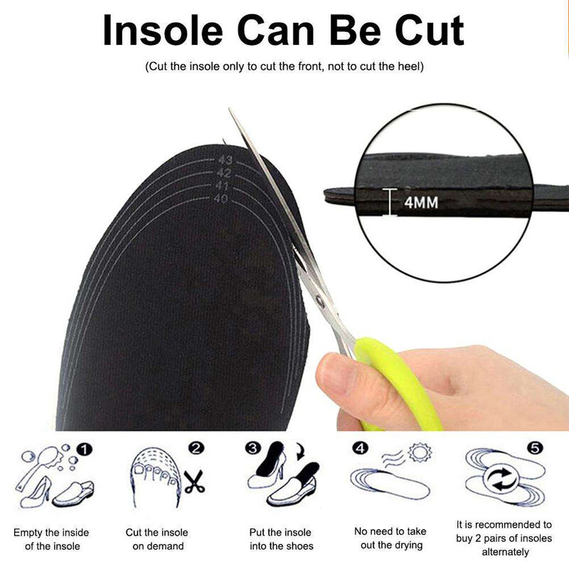 Unisex Electric Heated Insoles For Shoes Winter Foot Warmer USB Charging Heated Insole Rechargeable Heater Pads Soles For Feet