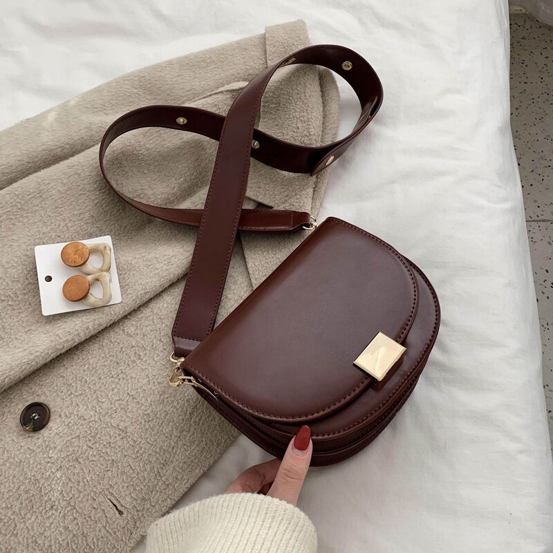 2021 nowych kobiet torby mody dorywczo torba na ramię pani półkole portfel luksusowy projektant mały kwadrat torebka Bolsos