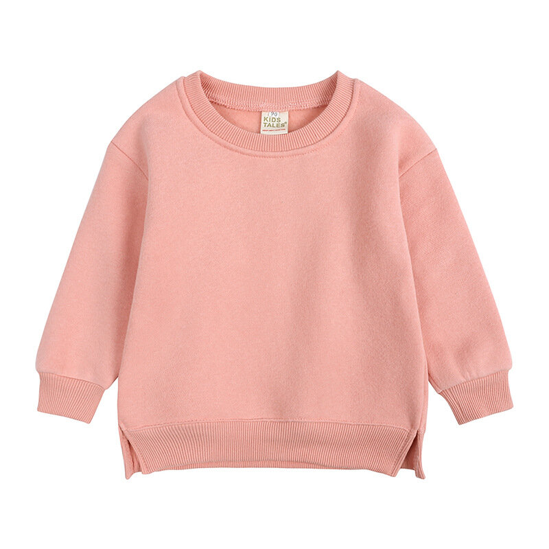 2021 Boys Baby dziewczyny ubrania zimowe jesień swetry swetry koreański dzieci zagęścić bluzy z polaru bluza odzież dziecięca