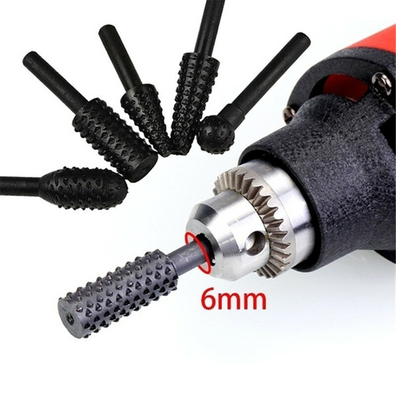 5PCS/Set Rotating Thorn Head Polishing Accessories DIY Electric Grinding Head