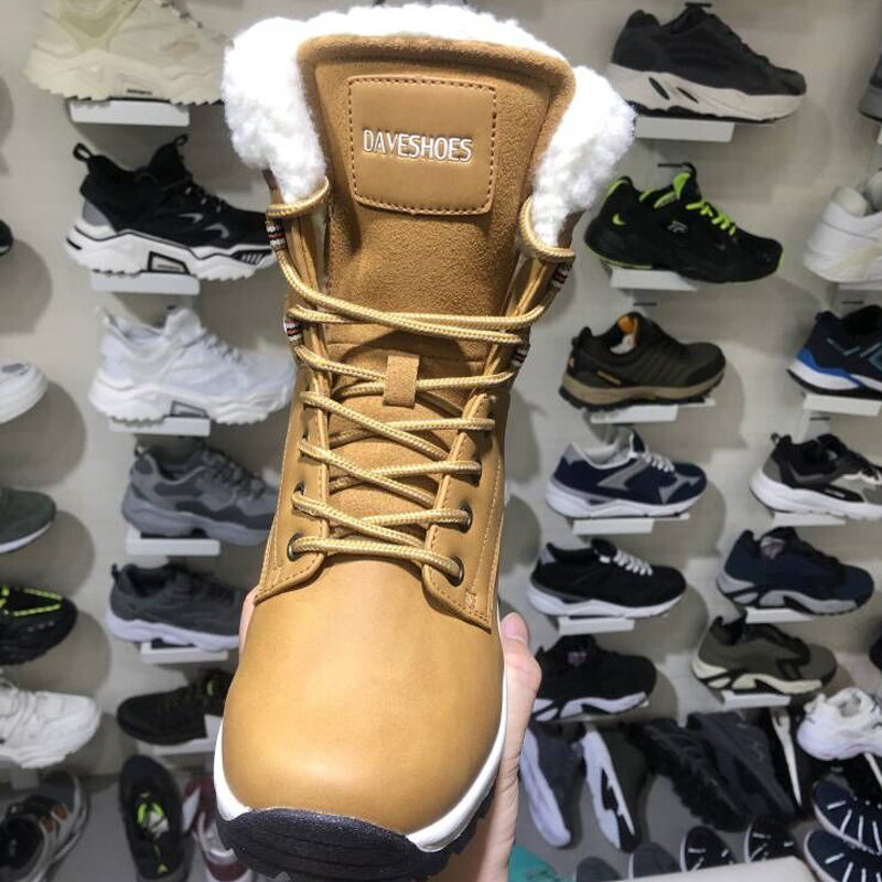 Stivali da donna scarpe da coppia stivali da neve impermeabili da uomo per scarpe invernali donna Casual leggero Botas Mujer stivali invernali caldi