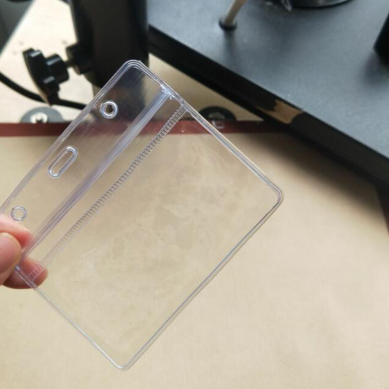 1PCS Transparent Clear PVC ID Bank Badge Work Exhibition ID Name Waterproof Card Holders Credit Card Holder Bags for Women Men