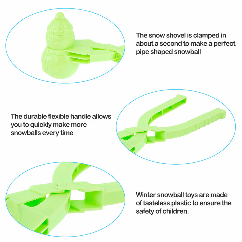 Schneeball clip schneeball kampf DIY entlein/schneemann modell kinder winter outdoor-aktivitäten spielzeug für kinder und erwachsene universal