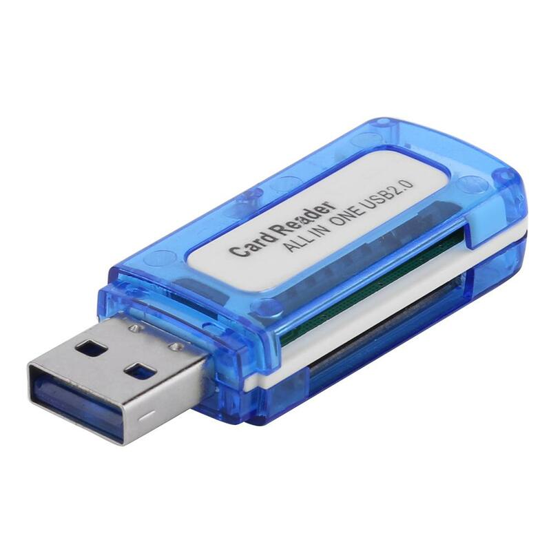 4 In 1 Memory Card Reader Usb 2.0 All In One Kaartlezer Voor Micro Sd Tf M2
