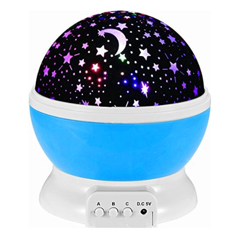 2019 Original Stars Starry Sky LED Night Light Projector Luminaria Moon Novelty Table Night Lamp Battery USB Night Light
