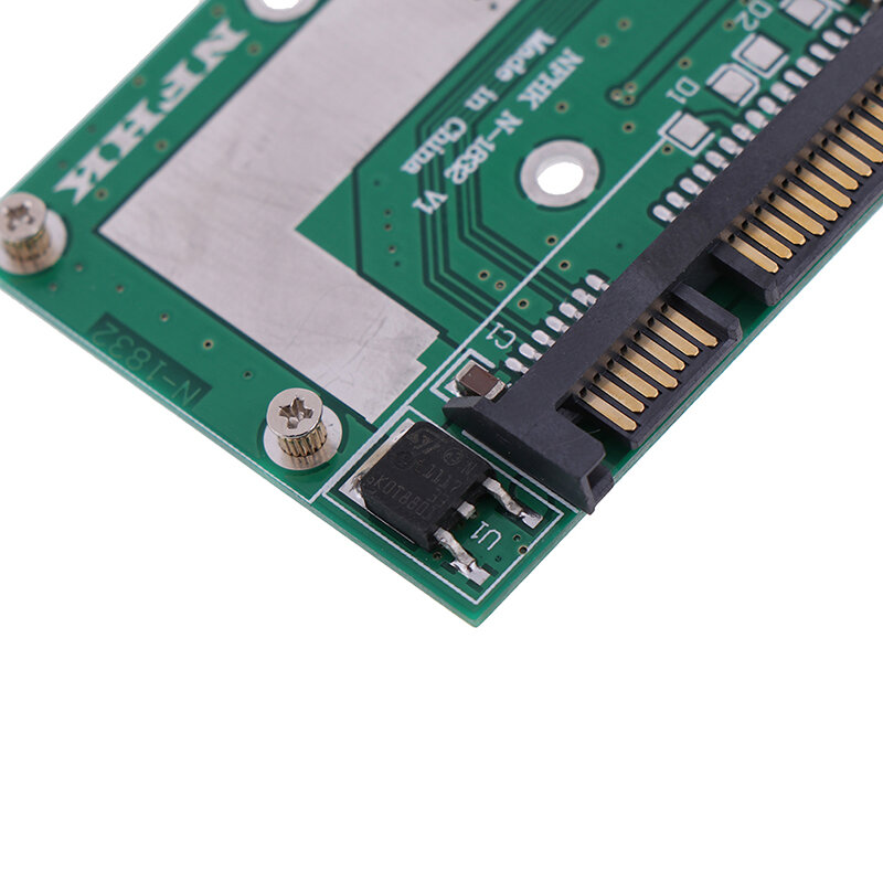고품질 MSATA SSD 2.5 "SATA 6.0gps 어댑터 변환기 카드 모듈 보드 미니 Pcie Ssd 도매 2021
