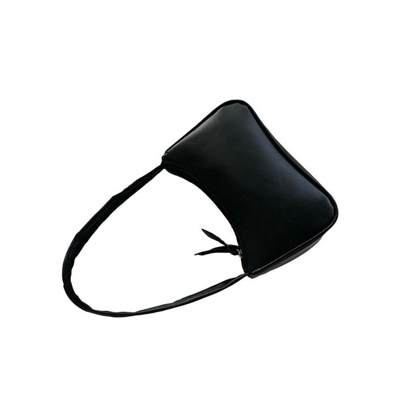 Handbag Zipper Design Anti-falling Women Cute Underarm Sling Bags for Travel