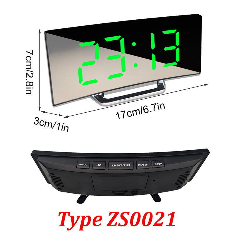 Digital Alarm Clock LED Screen Alarm Clocks for Kids Bedroom Temperature Snooze Function Desk Table Clock Home Decor LED Clock