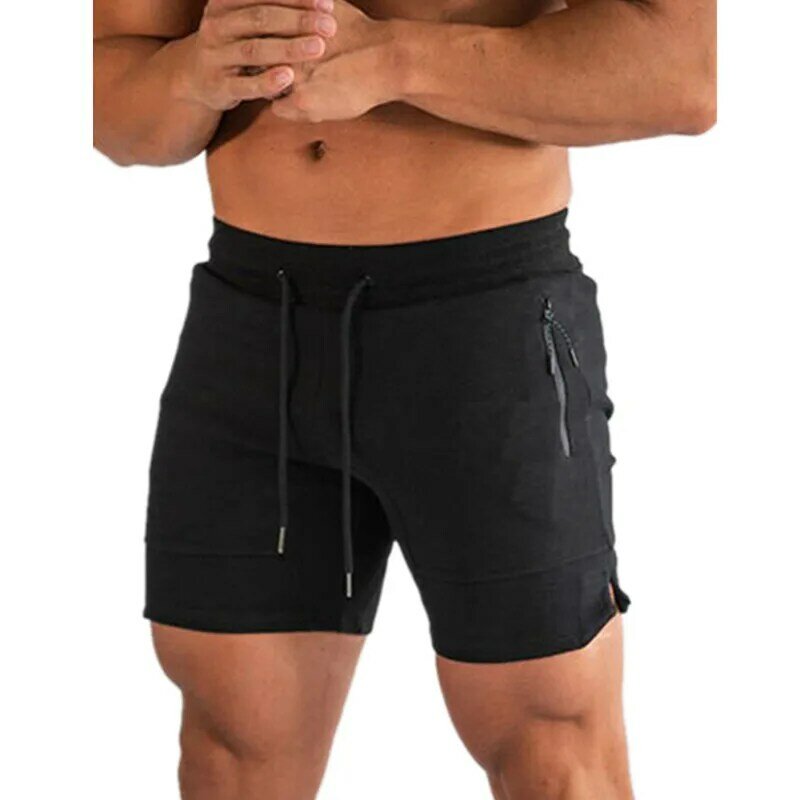 뜨거운 여름 새로운 남자 반바지 체육관 휘트니스 조깅 메쉬 통기성 빠른 건조 캐주얼 보디 빌딩 고품질의 스웨트 팬츠