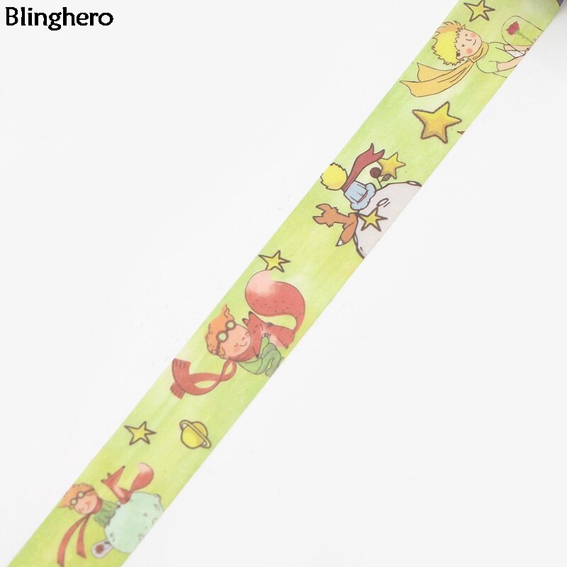 Blinghero Kartun Pangeran 15mmX5m Washi Tape Masking Tape Stiker Notebook Cute Tangan Akun Tape Pita Perekat BH0045