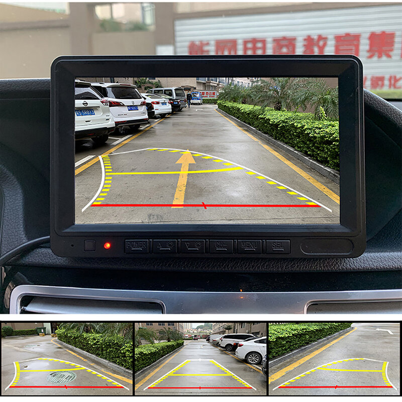 GreenYi 4089T Chips Nachtsicht Auto Unterstützung Intelligente Dynamische Flugbahn Parkplatz Linie Auto Reverse Backup Rückansicht Kamera