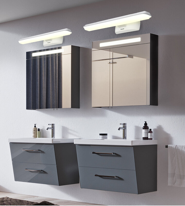 Panasonic – applique murale LED imperméable pour miroir de salle de bain, design moderne, éclairage pour miroir avant, maquillage, Vanity