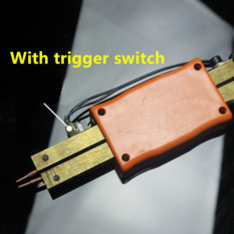 Diy 16สแควร์ไฟฟ้ารถแบตเตอรี่จุดเชื่อมทองแดงบริสุทธิ์มือถือแบบบูรณาการจุดเชื่อมปากกา Trigger Switch