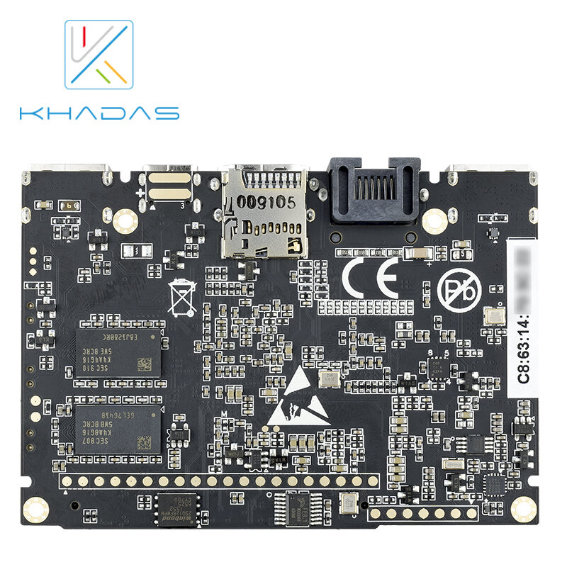Khadas VIM2 Cơ Bản Mạnh Mẽ Đơn Bảng Máy Tính Octa Core Với MIMOx2 Wifi AP6356S WOL Amlogic S912 DIY Hộp
