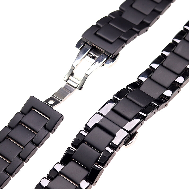 Керамический ремешок для наручных часов Samsung Galaxy Watch 3 Gear S3 S2 Active 2, 46 мм, 40 мм, HUAWEI GT2 Pro, Amazfit, 20 мм, 22 мм