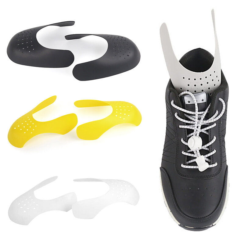 2 X Escudo Guardia anti Pliegue Original Zapato Zapatilla Entrenador Protector del dedo del pie Caja de 2020