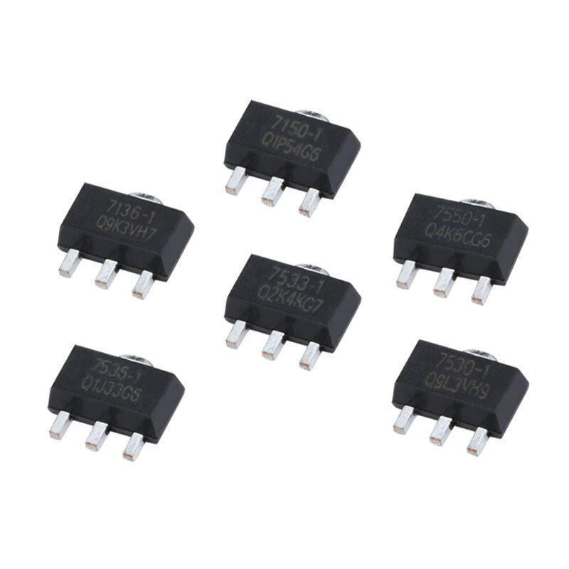 10 peças-chip de regulador de tensão com três terminais