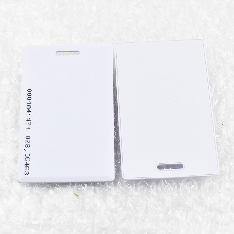 100 개/몫 125KHz RFID 태그 EM ID TK4100/EM4100 두꺼운 카드 액세스 제어 시스템 카드 RFID 카드