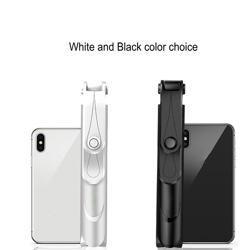 3 In 1 Selfie Stick Phone Tripod Monopod Yang Dapat Diperpanjang dengan Remote Yang Kompatibel dengan Bluetooth untuk Smartphone Selfie Stick