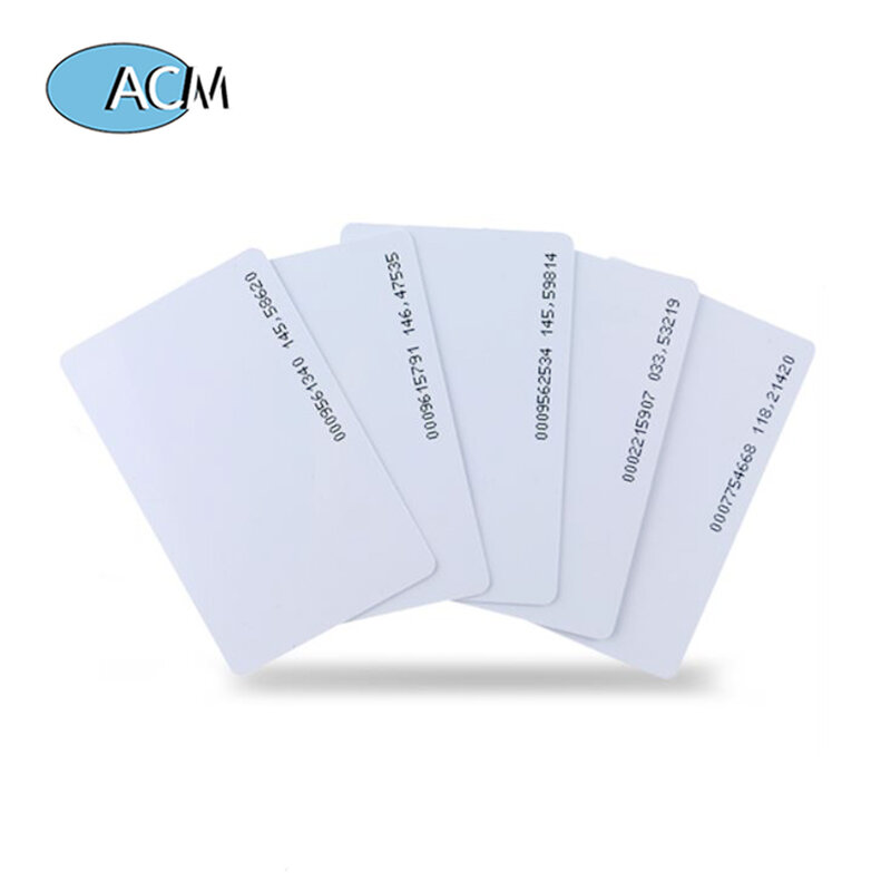 10 stücke 125Khz ID PVC Blank Smart Card 13,56 Mh Access Control Proximity RFID Karte