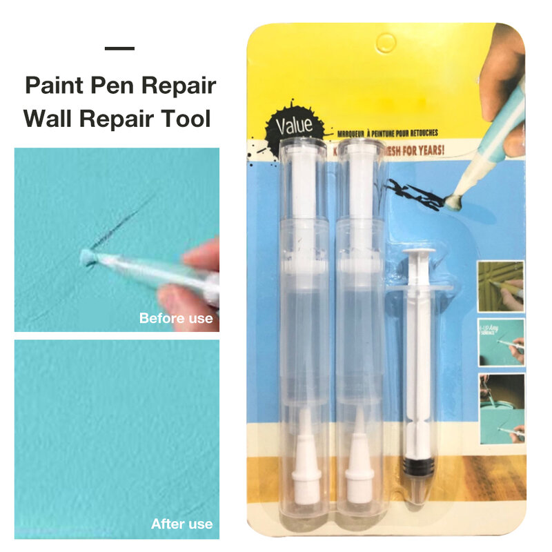 1 قطعة اللمس متابعة قلم جاف للرسم العالمي إصلاح القلم ل جدار الأثاث سطح خدش إصلاح فرشاة شفط القلم دروبشيبينغ