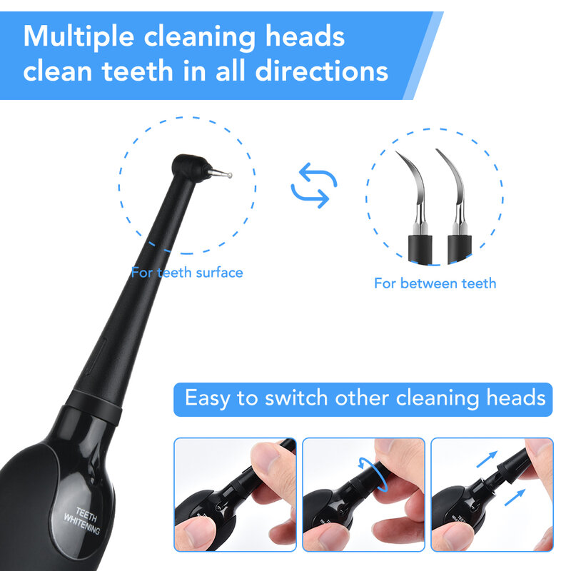 Electric Sonic Dental Calculus Remover Whitener Scaler LED Display Tooth Cleaner Rechargable Tartar Tool Whiteing Teeth Portable
