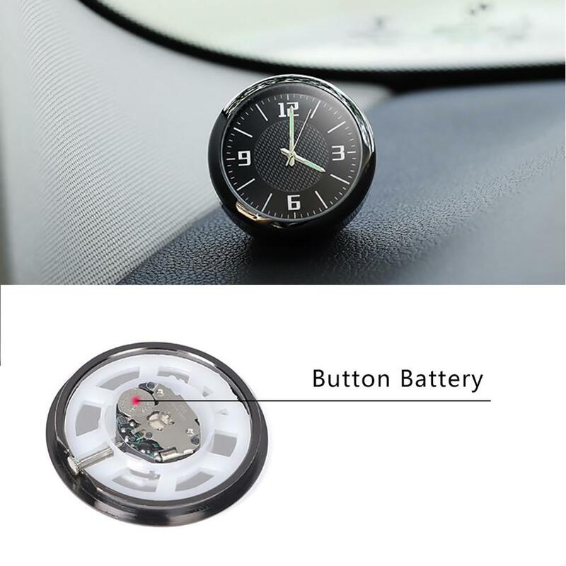Relógio de pulso do carro ornamentos relógio automático saídas de ar clipe mini decoração automotivo painel tempo exibição relógio em acessórios do carro