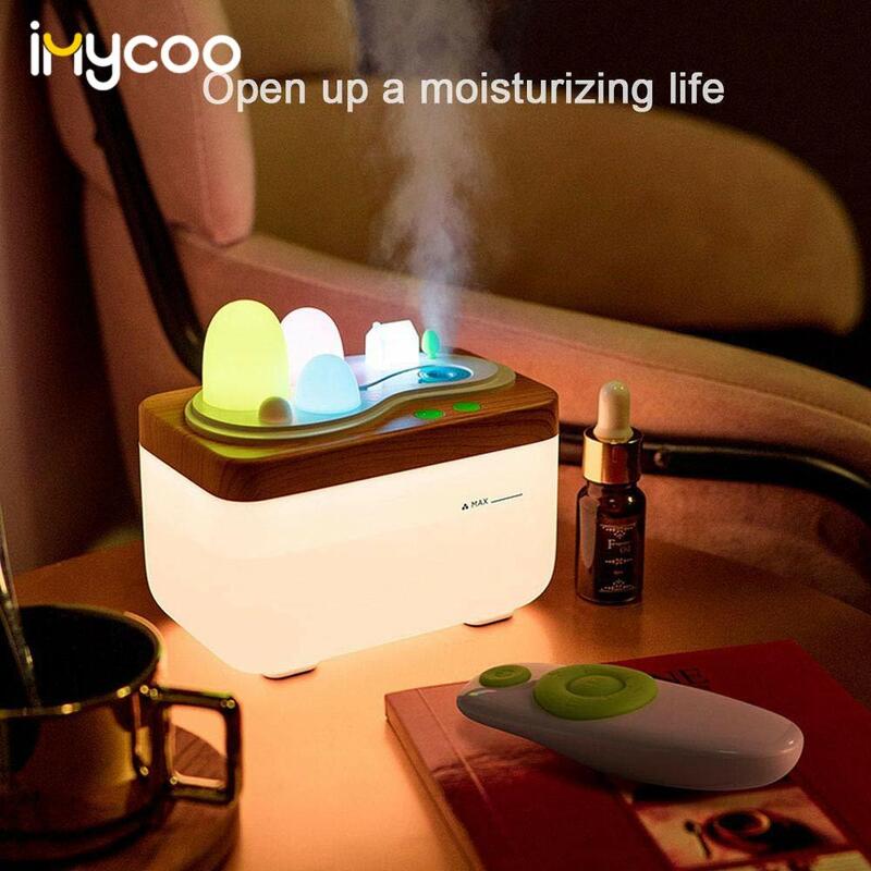 420ml Essential Oil Diffuser Air Humidifier LED Night Light น้ำมันหอมระเหย Aroma Diffuser Mist Maker