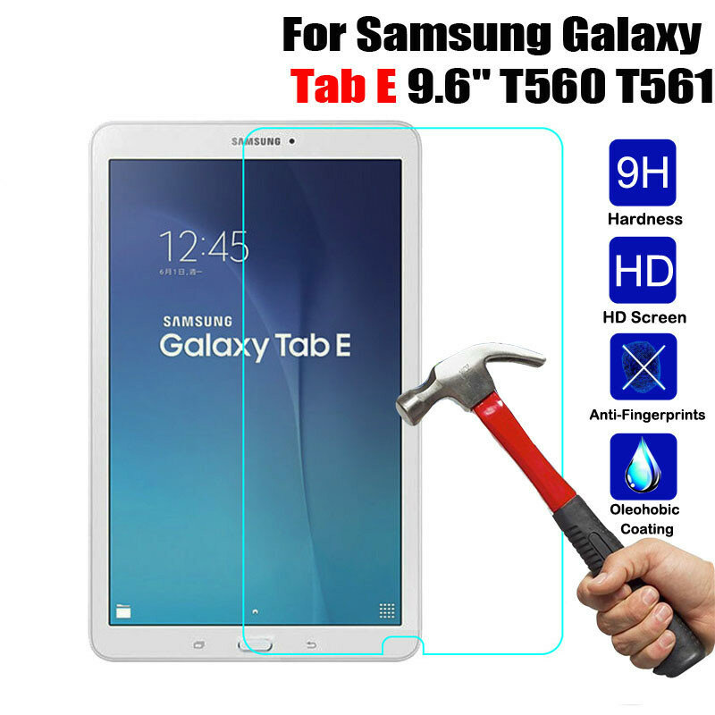 3 Films Verre Trempe Protecteur Protection Samsung Galaxy Tab E 9.6 T560 T561