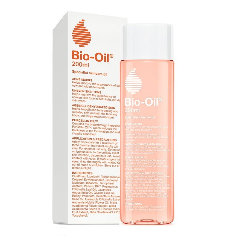 100% Bio Oil Skin Care Acne Body Stretch Marks ครีมไม่สม่ำเสมอโทน Purcellin Oil การตั้งครรภ์ Moisturizng Smoothing Skin Care