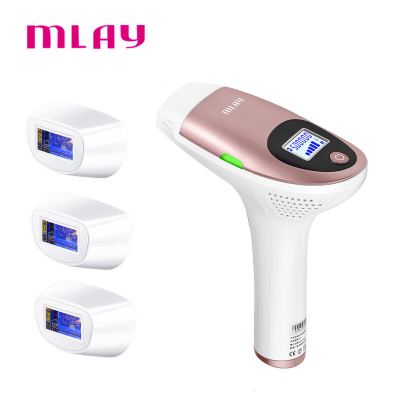 Mlay ipl depilador a laser máquina de remoção do cabelo pigmentação aparelho com 500000 tiros biquíni depilador removedor para mulheres