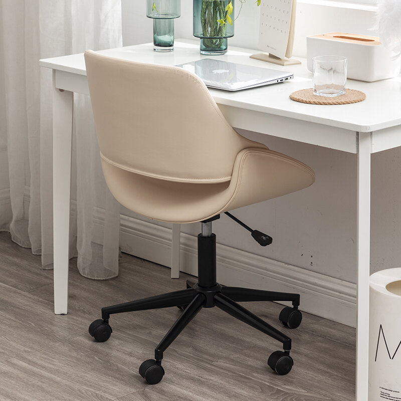 Pure Color Fashion proste wygodne oparcie podnoszenie obrotowe krzesło do pracy na komputerze gabinet sypialnia salon krzesło biurowe