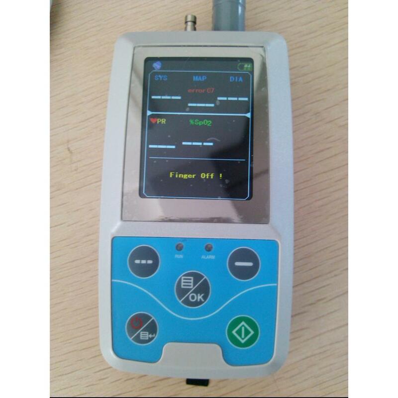 Abpm50 software adulto manguito contec 24 horas monitor de pressão arterial ambulatório, nibp