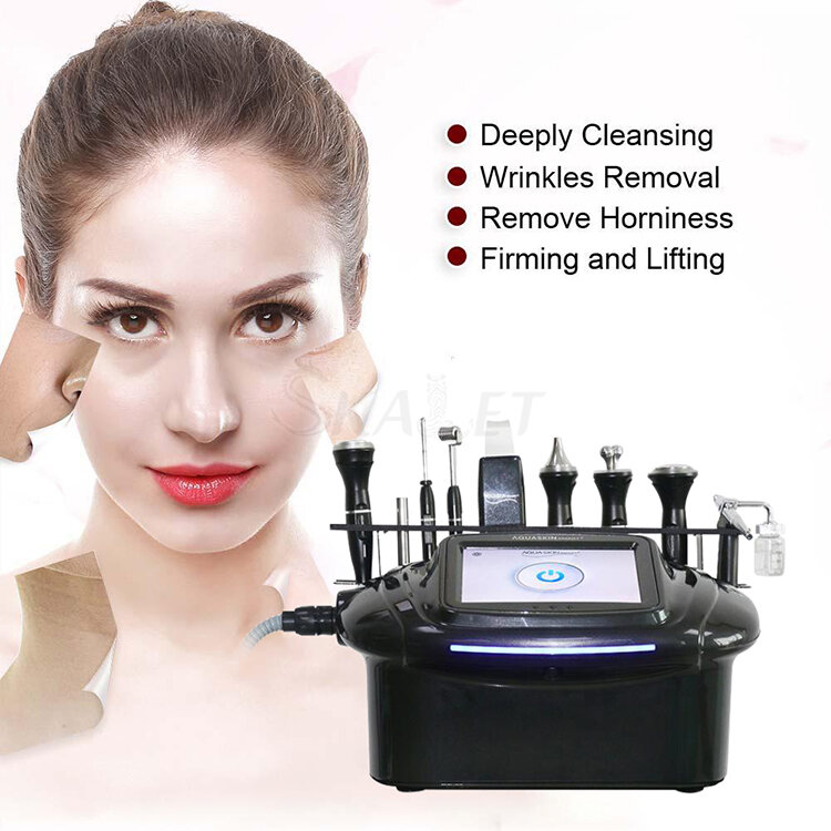 8 In 1ใหม่มัลติฟังก์ชั่เย็น/ร้อน Hammer Oxygen Sprayer Facial Beauty Facial Skin Care อุปกรณ์ความงาม