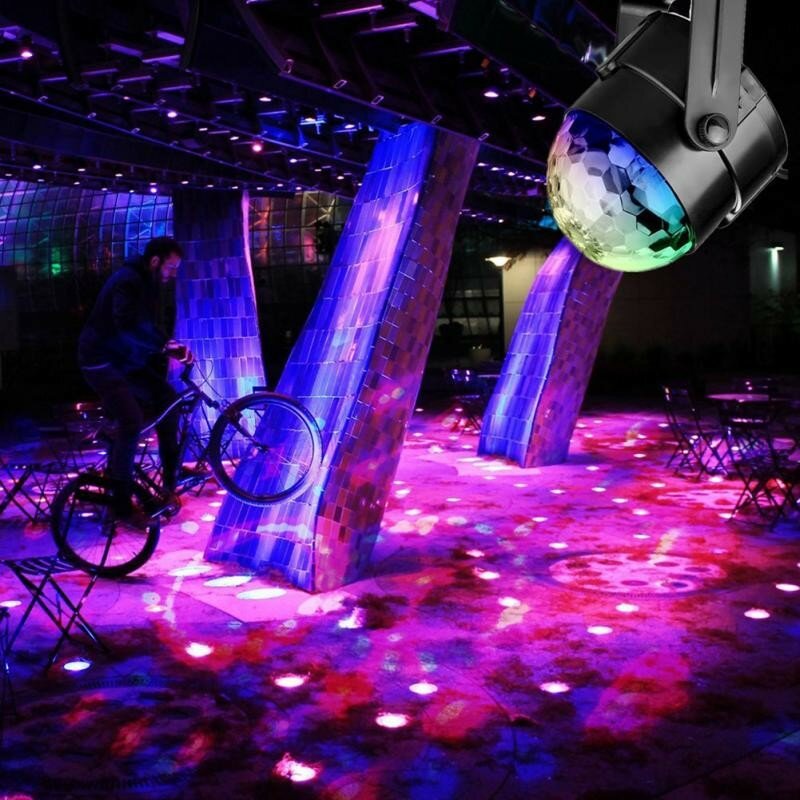 98 padrões de luz dj disco mini carga usb strobe festa palco efeito iluminação controle voz laser lâmpada do projetor para a pista dança