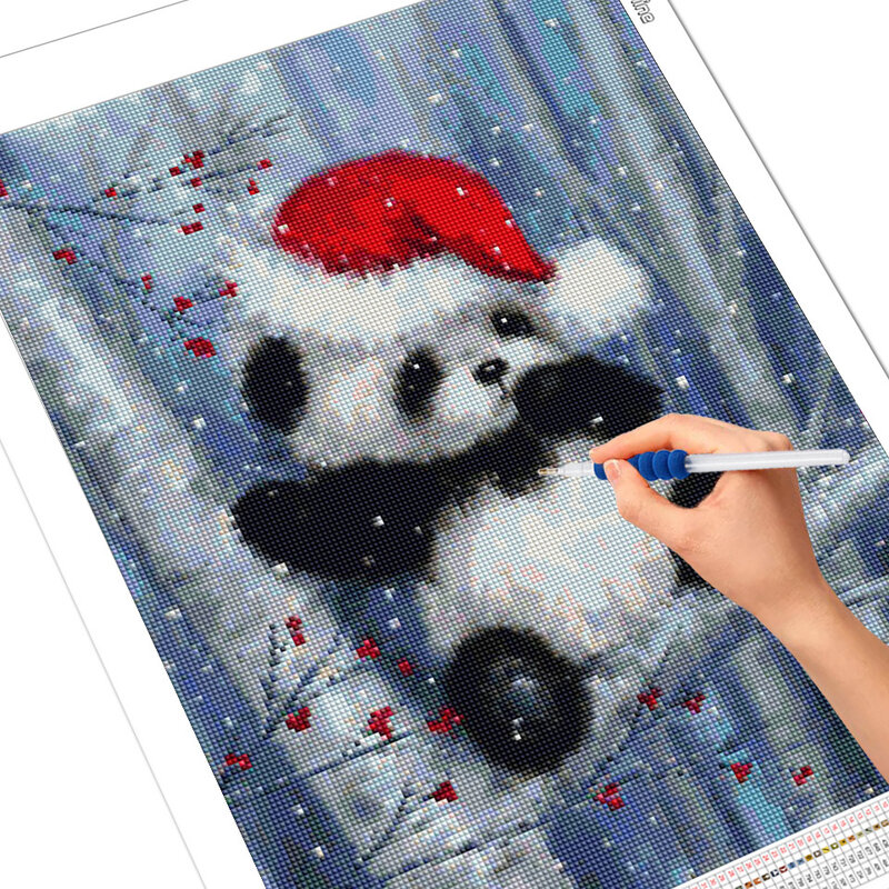 Evershine – peinture diamant thème Panda, broderie complète 5D, dessin animé, Animal, artisanat, points de croix carrés, mosaïque, décor mural
