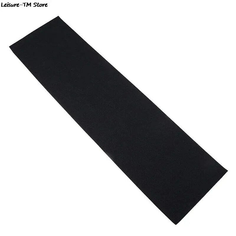 Bande de préhension noire en papier de verre pour planche à roulettes, longue planche à usage général, 84x23cm