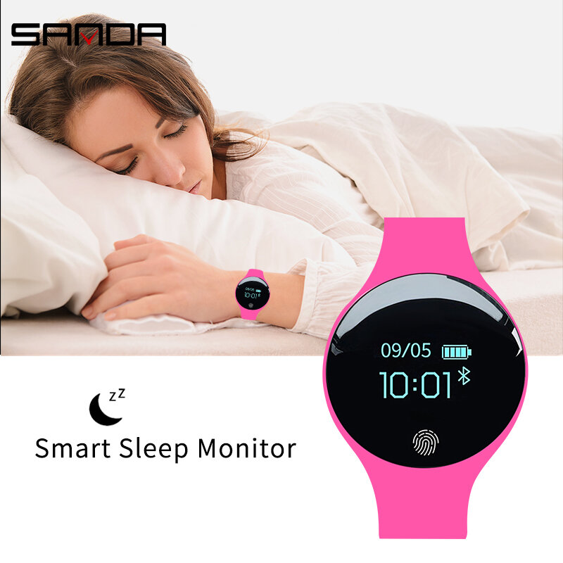 Olahraga Smartwatch Pria Watch Cerdas Pedometer Kebugaran Wanita Jam Tangan Tahan Air Bluetooth Tanggal Clock untuk IOS Android
