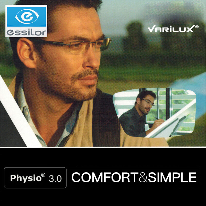 Essilor Varilux Physio 3.0 verres multifocaux | 1.50 1.59 1.60 1.67 1.74 lentilles progressives, 1 paire