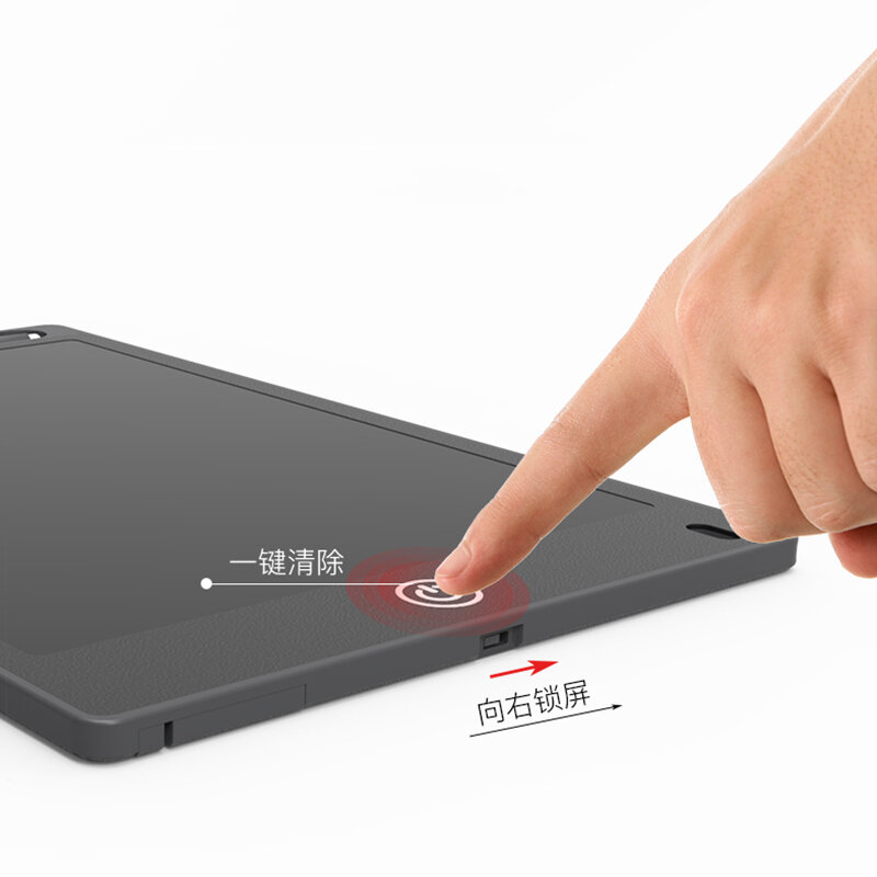 USHARE Papan Tulis LED 8.5 Inci Tablet Tulis Digital Bantalan Tulisan Tangan Elektronik Anak Bantalan Gambar Magnetik dengan Set Pena