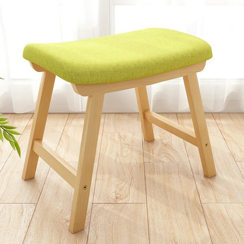 Kleine hout eetkamer kruk thuis lage kruk mode creatieve sofa kruk kleine stoel woonkamer bench zuinig stof make-up kruk
