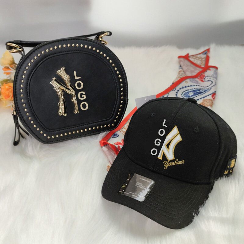 Cartera circular N para mujer, bolso de diseñador de lujo, marcas famosas, PU, con letras redondas, monedero Y sombrero, 2021