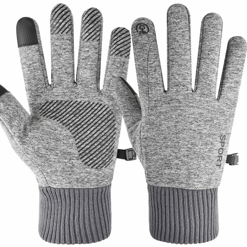 Зимние водонепроницаемые мужские перчатки ветрозащитные спортивные рыболовные сенсорные перчатки для вождения мотоцикла лыжного спорта ...