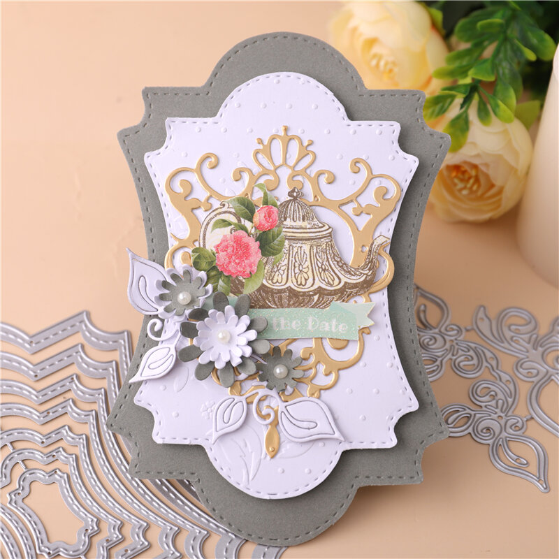 InLoveArts Frame Metal Cutting Dies for Craft Scrapbooking Embossing Stencil DIY Die Cut Card Decoration 2019