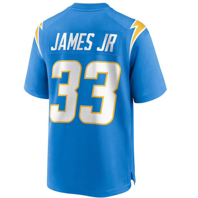 Jersey de Stitch Los ángeles Derwin James Jr. Powder Blue para hombre y mujer, Jersey juvenil Vapor Limited